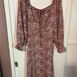 Floral Long Sleeve Dress